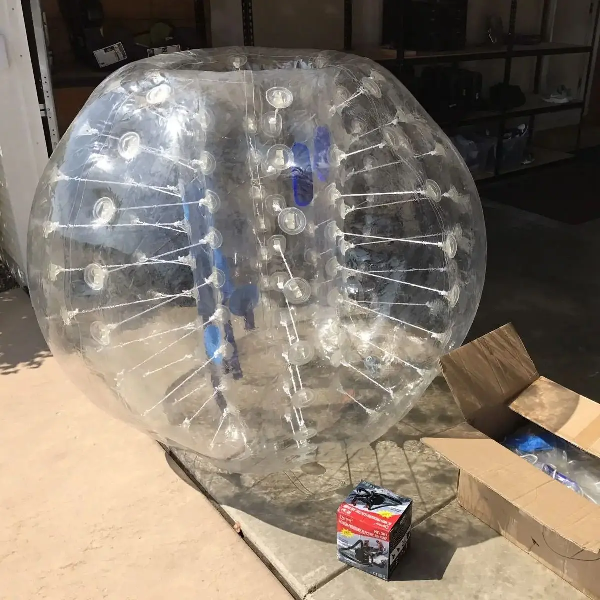 Balón de fútbol inflable con burbujas, 1,2 M, 0,8 mm, TPU, diámetro, 4 pies, pelota gigante para hámster humano para adultos y adolescentes