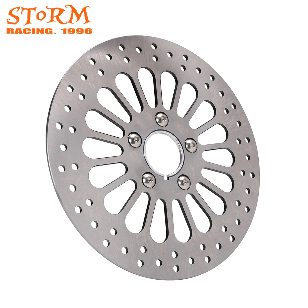 Motorcycle Front Rear Brake Disc Rotor For HARLEY Touring Softail Sportster Dyna 1984-2013 420 Stainless Steel