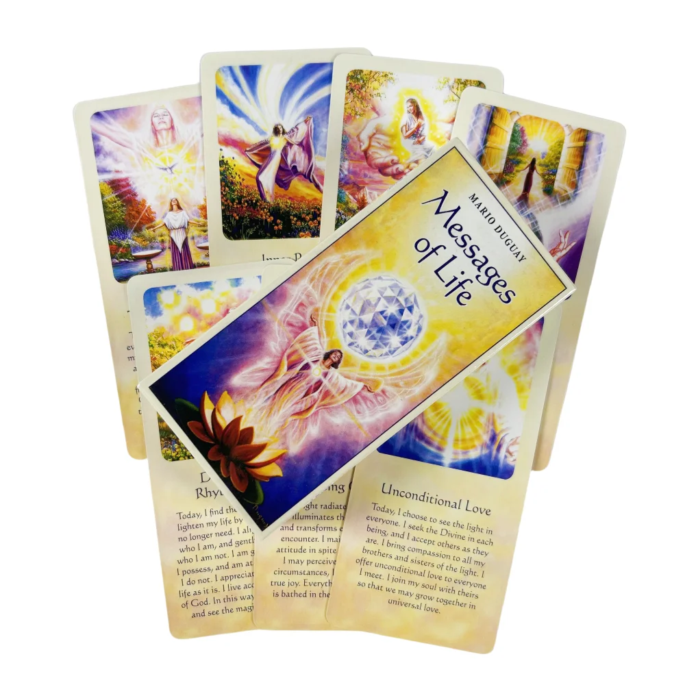 Messages Of Life Tarot Cards A 54 Deck Oracle English Visions Borad Playing Games Divination Edition