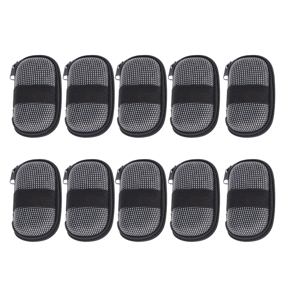 

10 Pcs Glasses Case Portable EVA Material Durable Crash Proof Protect Lenses Scratches Dust Water Compact Lightweight Practical