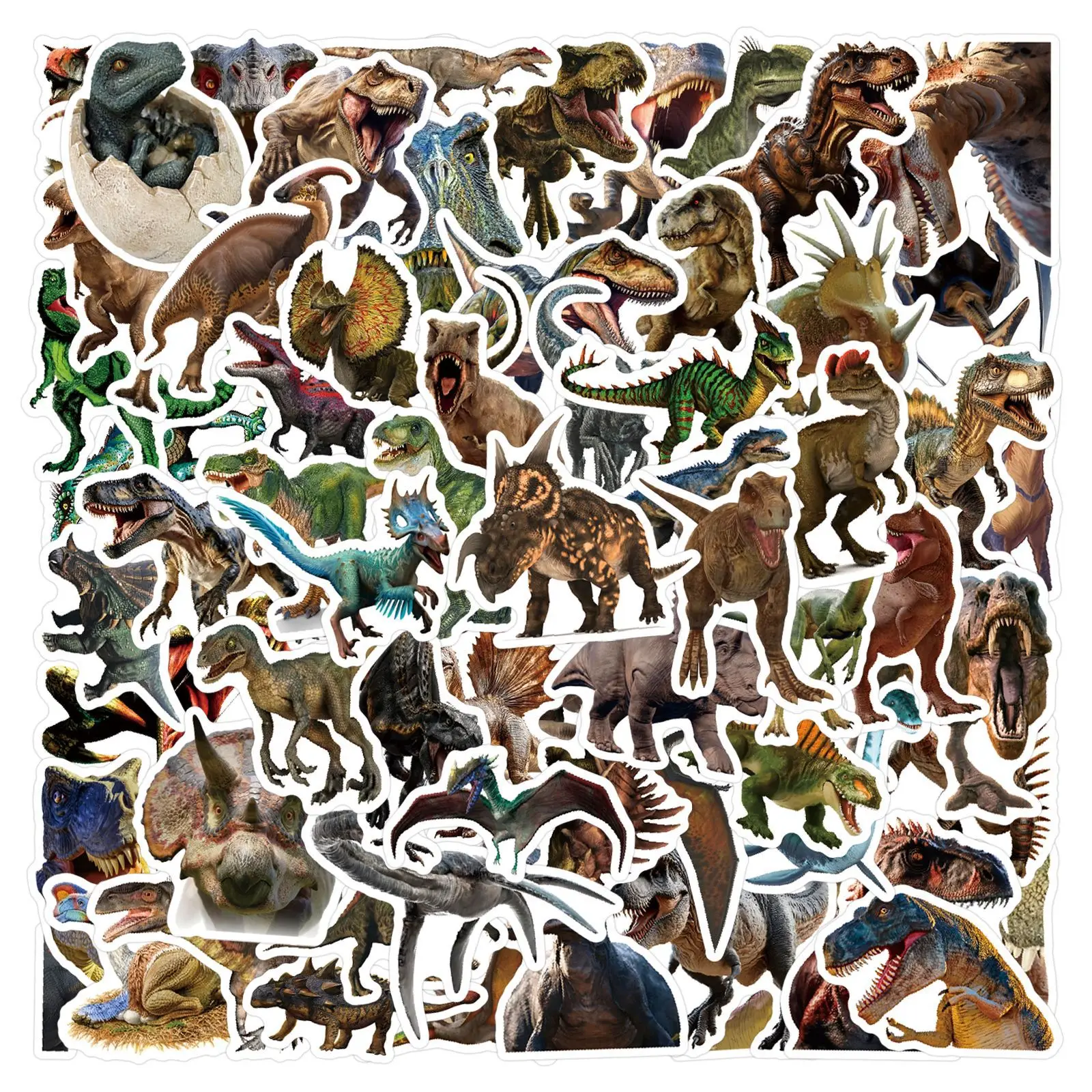 

10/55/110PCS Jurassic Dinosaur Graffiti Stickers Personalized Cool Creative Decorative Skateboard Helmet Luggage Decal Kids Toy