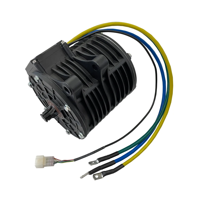 QS138-B 70H 3000W Mid-Train PMSM Motor With Votol EM-150s Controller DKD Speedometer For Electric Motorcycle