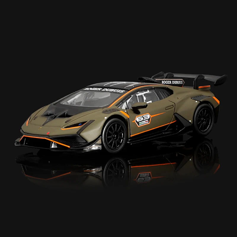 Bburago 1:43 Lamborghini Huracan Super Trofeo EV02 czerwony model wyścigowy samochód symulacyjny model aluminiowy zabawkowy samochodzik mężczyzna kolekcja prezent