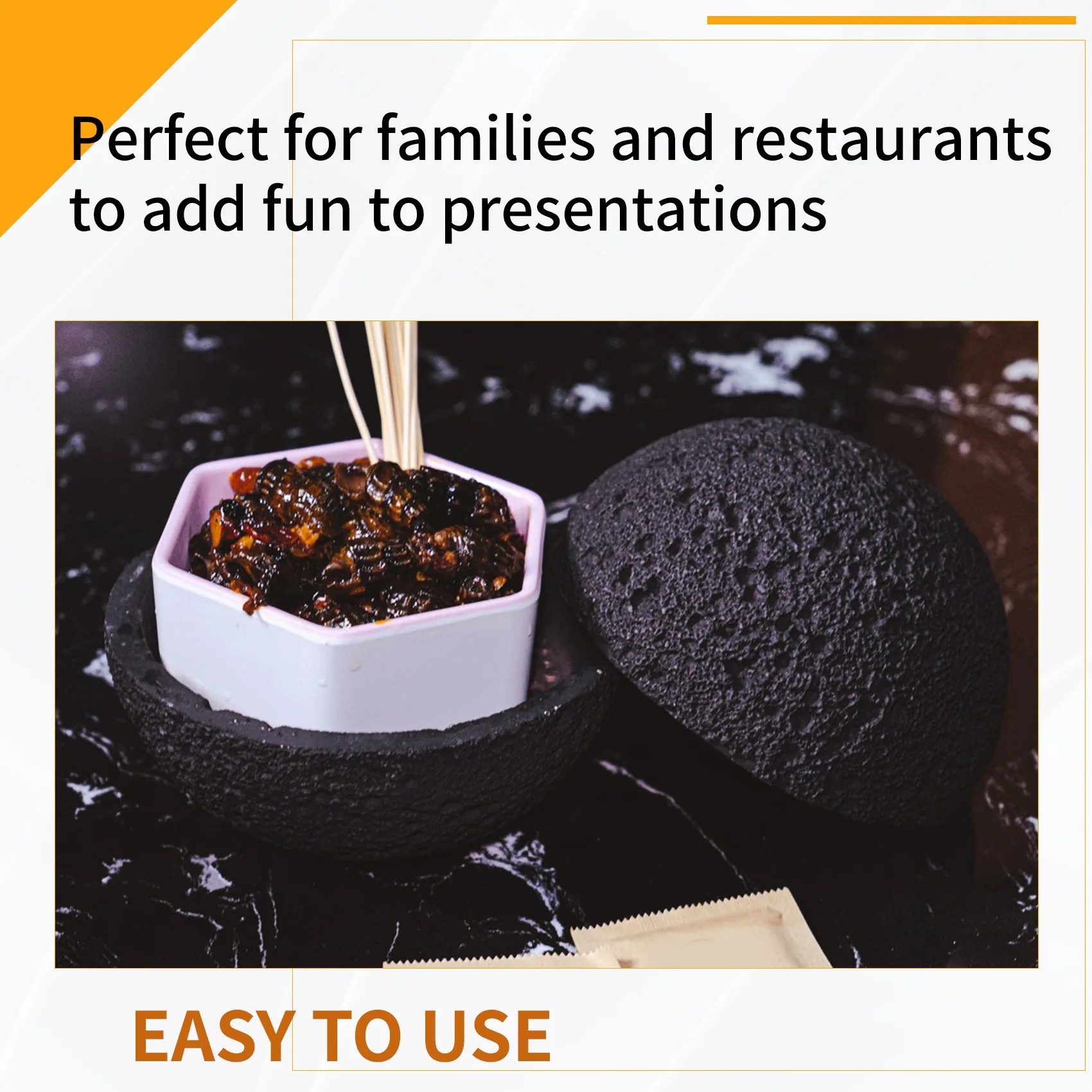 B62B Japanese Planet Volcanic Stone Artistic Conception Dish, 12CM Ice Plate Smoke Plate for Sushi Sashimi