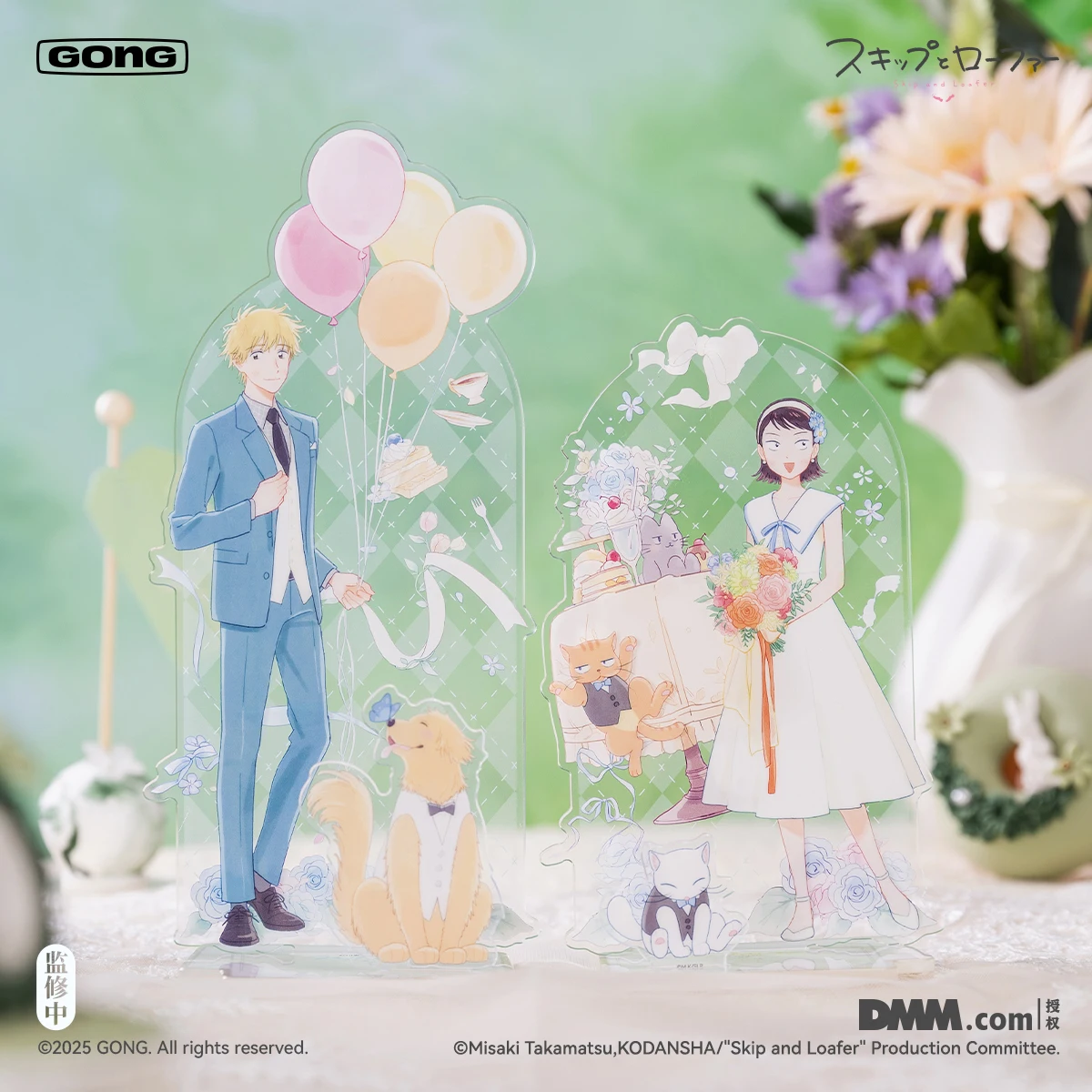 Anime Skip and Loafer Tea Party Invitation Series Acrylic Ornaments Stand-up Signs Collection Tickets CosplayCharacters Ornament 2