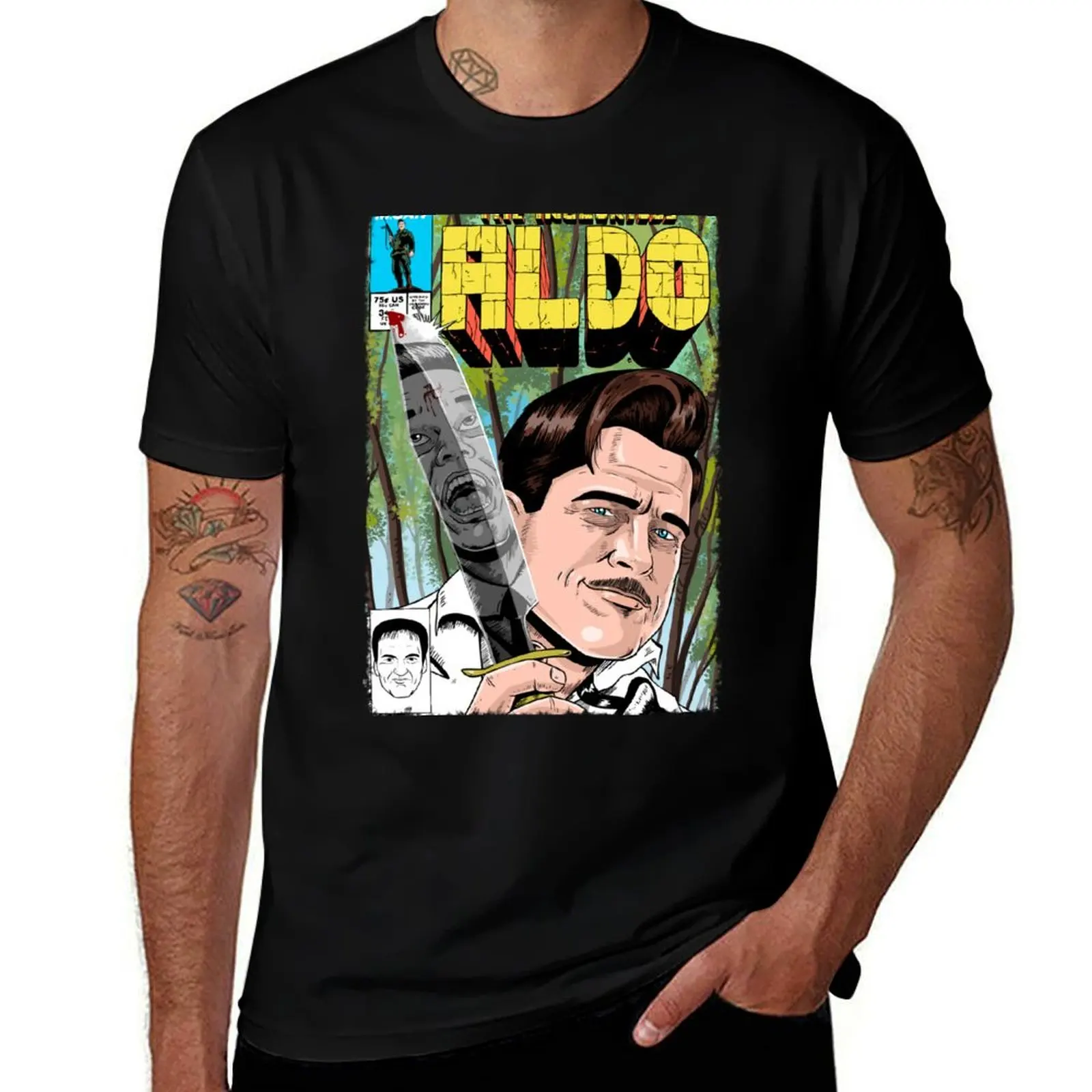 The Inglorious Aldo T-Shirt anime figures blanks plain t shirts for men pack