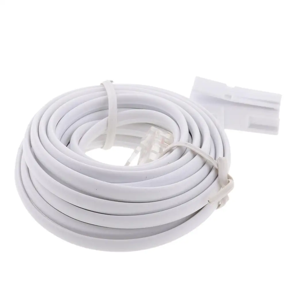10ft RJ11 to UK BT 6P2C Landline Telephone Extension Cable Adapter Connector