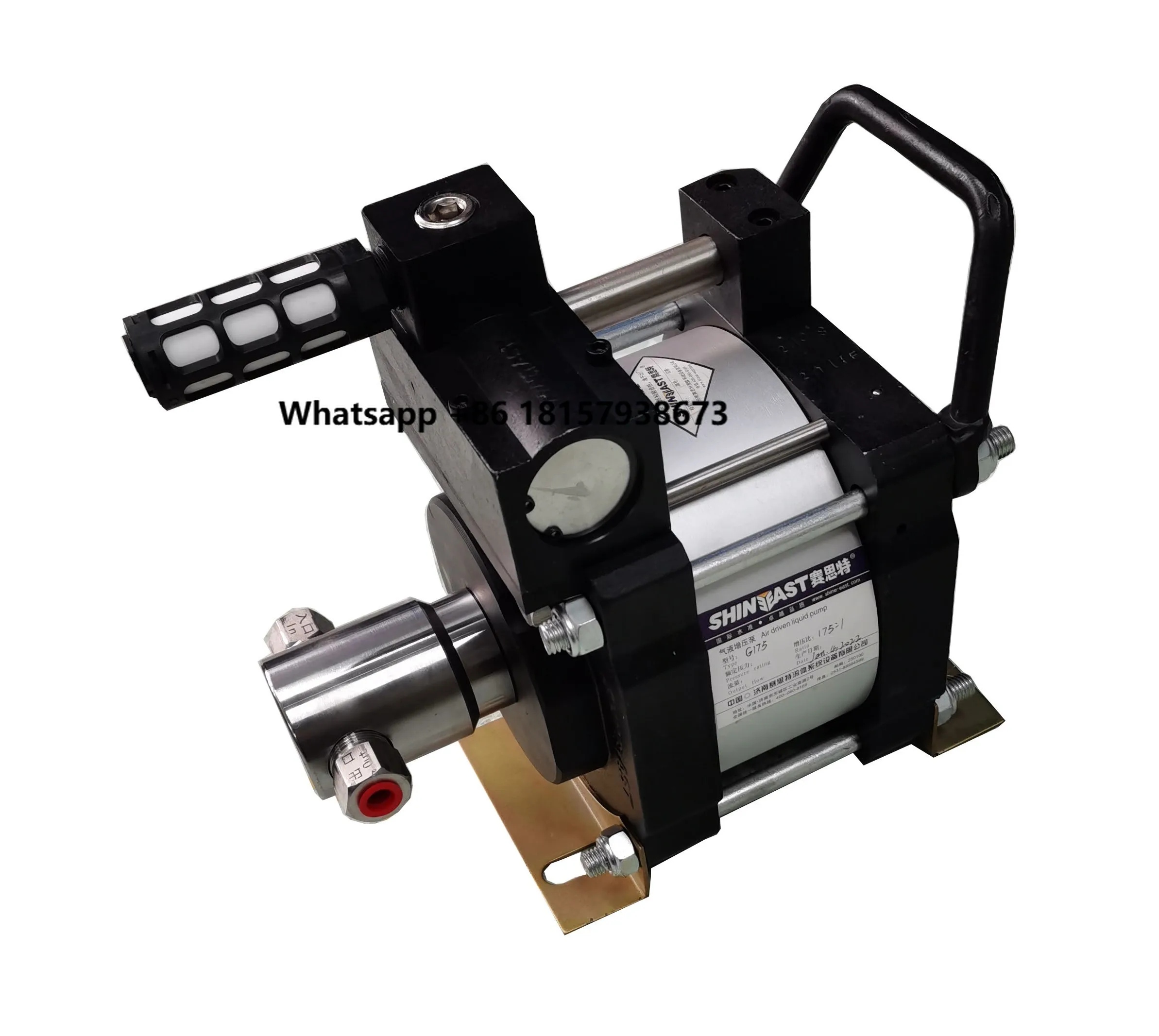 

2025 Pneumatic Pump High Pressure Air Driven Liquid Booster Support OEM