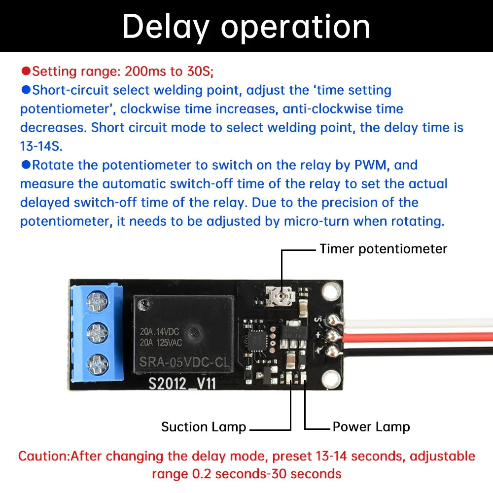 

PWM Remote Control Switch 5-18V RC Model Receiver Switch 20A Relay for RC Boat Aviation Light Control On Off Delay Time Relays