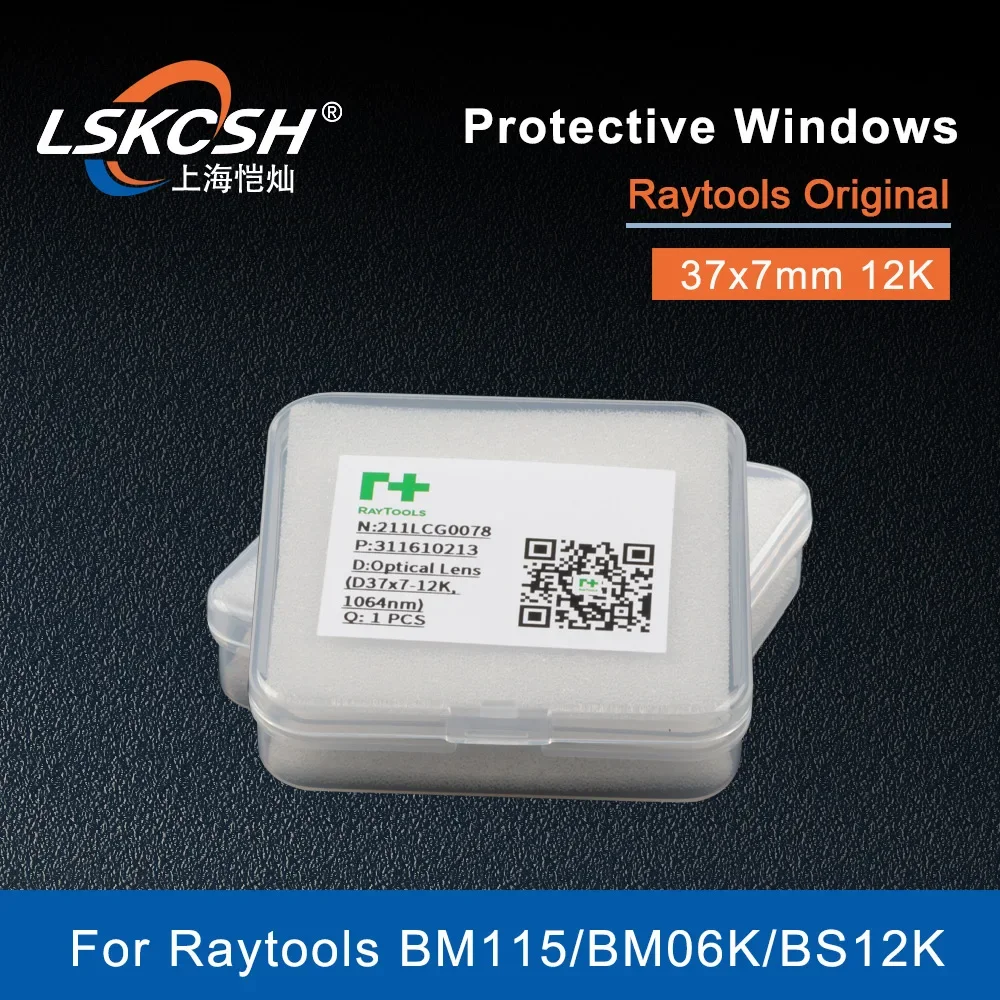 LSKCSH Raytools Original Optical Lens Protective Windows 24.9*1.5mm 37*7mm 12K 211LCG0086 211LCG0078 For BM06K BS06K BS12K BM115