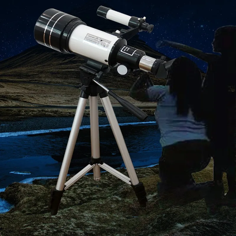 Imagem -05 - Time Telescópio Astronômico Profissional para o Espaço Monocular 70 mm Ocular Binóculos Poderosos Visão Noturna para Star Camping 150