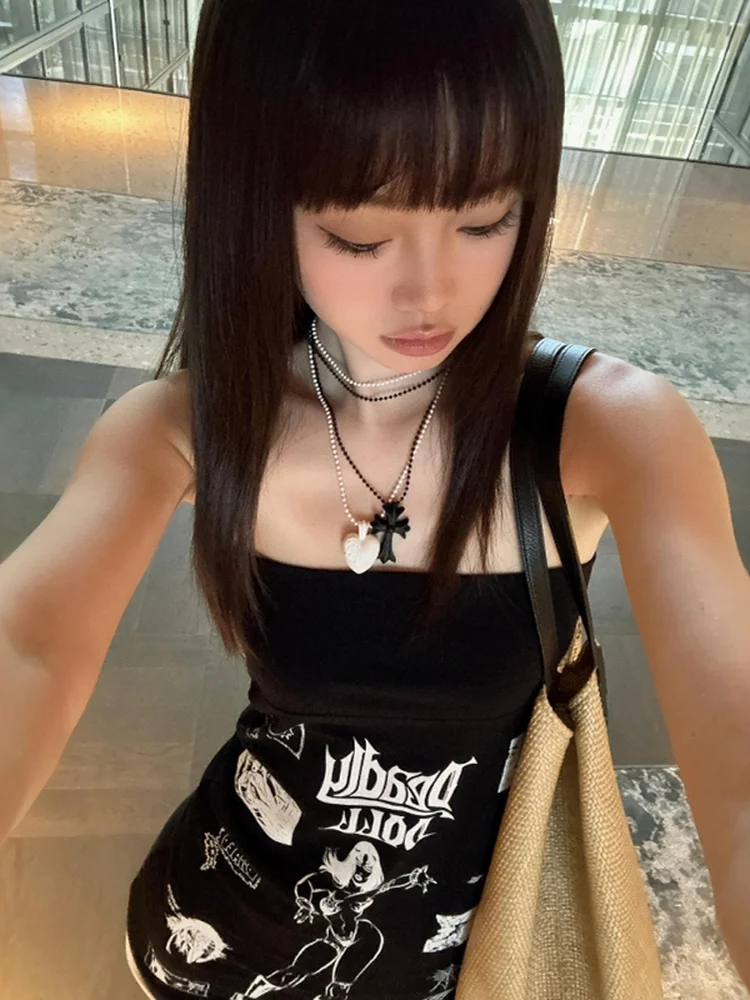 

Американский комбинезон-шорты с принтом в стиле комиксов, хлопковый, с высокой талией, прямые штанины, летний, эксклюзивно онлайн.