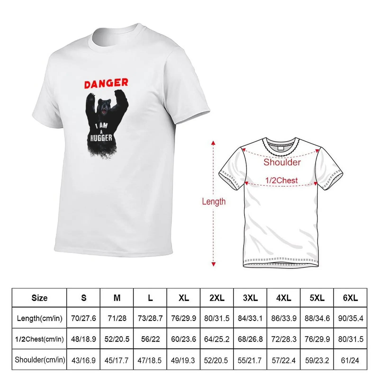 Danger I'm A Hugger T shirt, Danger I'm A Hugger Bear T shirt, movies merch T-Shirt t shirts for man graphic funny T-Shirt