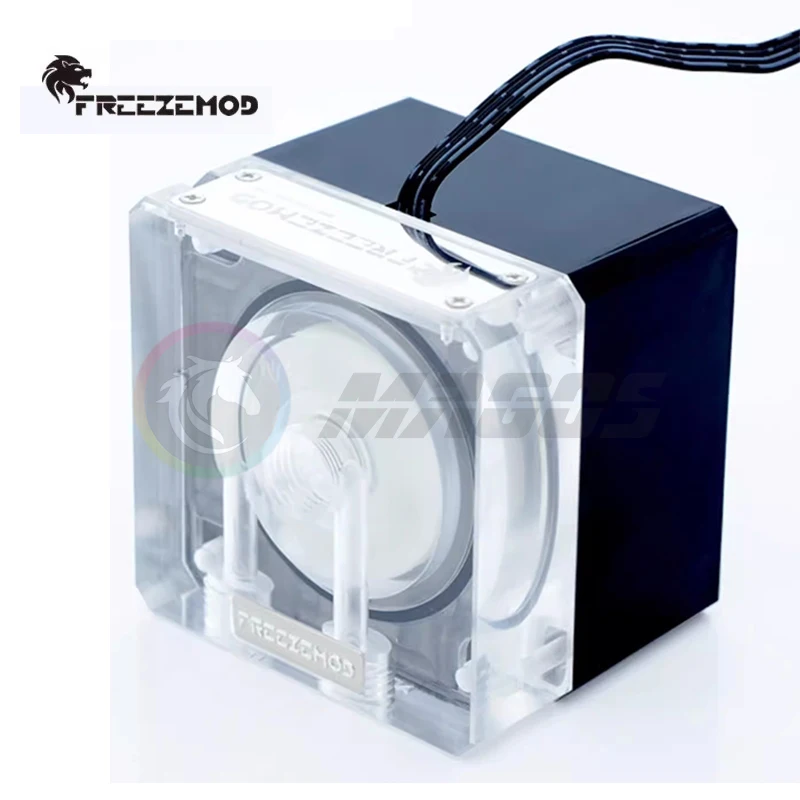 FREEZEMOD PC Water Cooling Mute Silent Pump PWM Intelligent Temperature Regulation Flow 800L / H, PU-FS4M-J