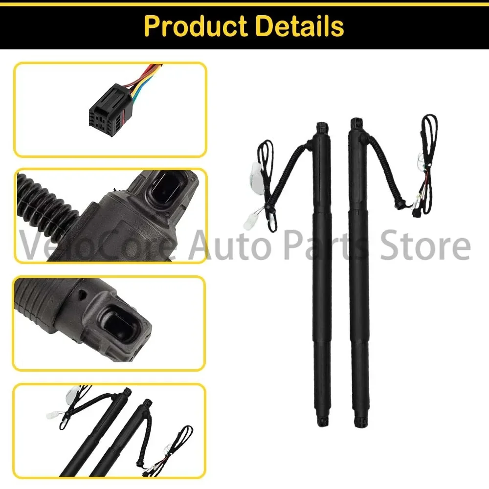 Rear Tailgate Power Struts for BMW X6 E71 Smooth Lift Heavy-Duty Rust-Resistant & Quiet 51247332697 51247332698