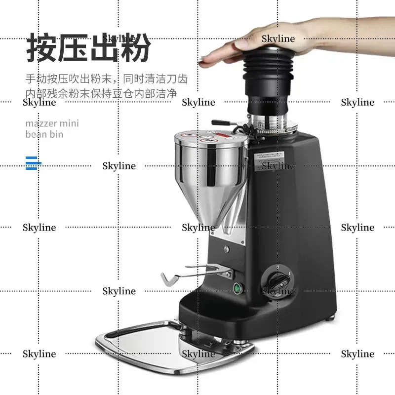 For MAZZER Coffee Grinder Bean Hopper Cleaning Brush Residual Powder Removal Mini Press Type Blow Tool Jolly Home Commercial