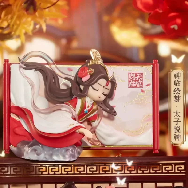 Nieuwe originele Heaven Officials Blessing TGCF Scroll Series Blind Box magnetische sticker Xie Lian Hua Cheng figuur merchandise speelgoed cadeau