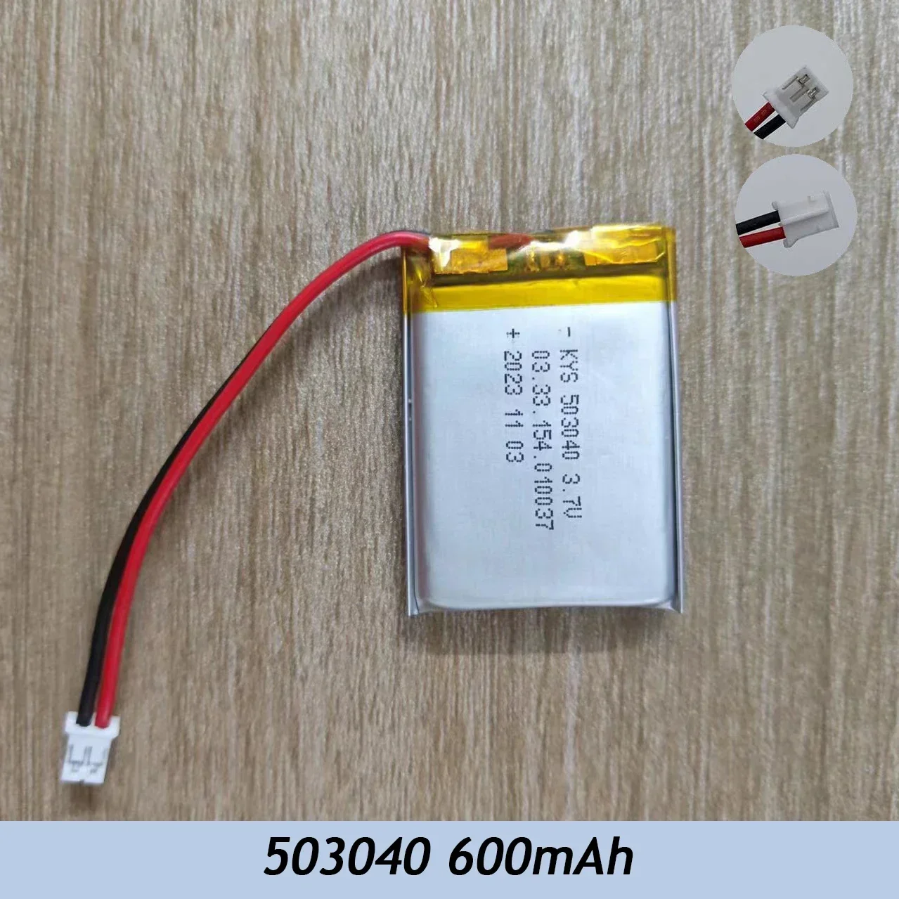 High Capacity 3.7V 503040 500mAh Rechargeable Polymer Lithium Battery For PS4 Cameras GPS Bluetooth Speakers 3.7V Batteries