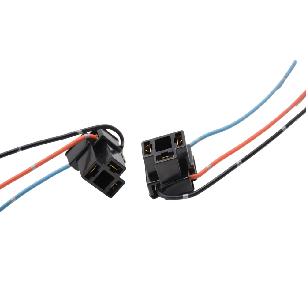 10Pcs H4 Harness Wiring Car Halogen Bulb Socket Connector Power Adapter Plug Wire Cable