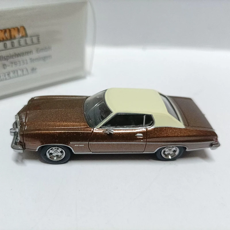 بريكينا HO مقياس 1: 87 البلاستيك جران تورينو كوبيه سيارة رياضية نموذج الكلاسيكية الكبار هدية تذكارية عرض ثابت