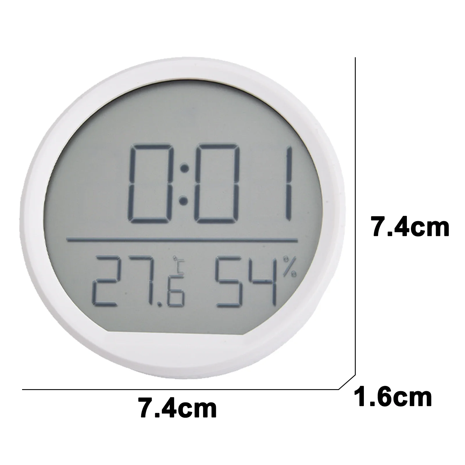 Wide Viewing Angle Indoor Home Electronic Alarm Clock Temperature Display Time Display Fahrenheit F Celsius C Switch