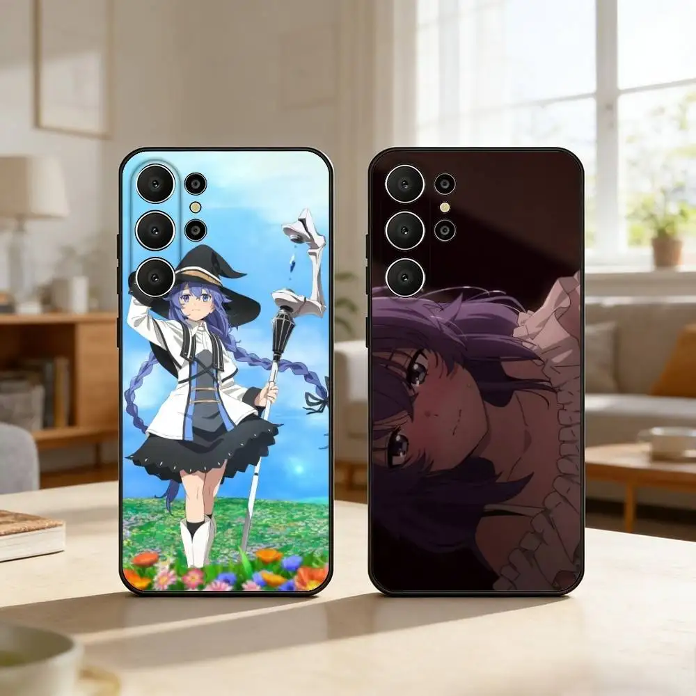 M-Mushoku T-Tensei Phone Case For Samsung S26,S25,S24,S21,S22,S23,S30,Ultra,S20,FE,Lite,10,9,Black Cover