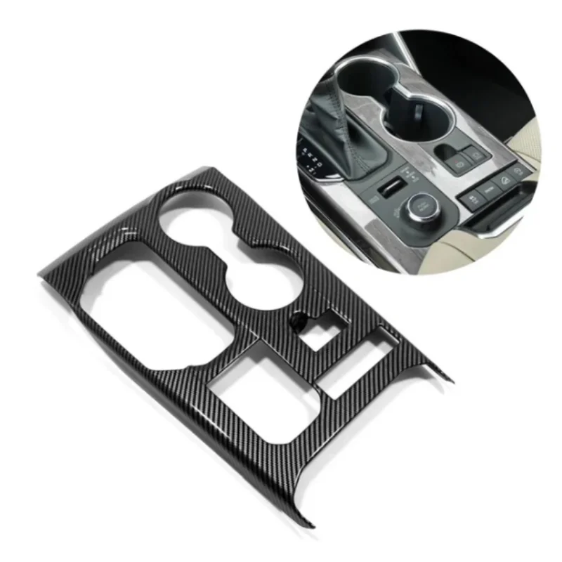 For Toyota Highlander 2021-2024 Car ABS/ Inner Middle Shift Stall Paddle Cup Switch Frame Lamp Trim Sticker Armrest