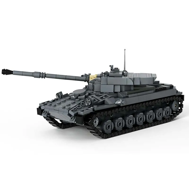 742 pièces Modèle de char militaire Object 906 MOC, Blocs de construction modulaires personnalisables, Technologie de briques populaires, Cadeau de festival DIY pour garçons