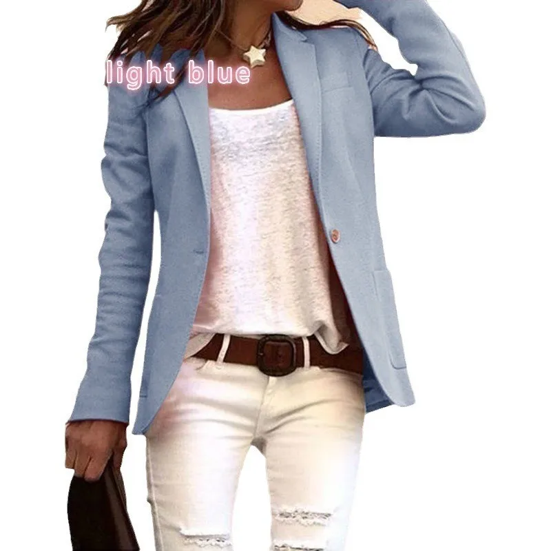 No Hood Long Sleeve Slim Fit Elegant Suit with Long Sleeve Blazer Streetwear Patchwork Autumn Notched Lapel Gothic Women Skirt