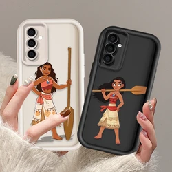 Animazione Moana Maui per Samsung Galaxy S24 S23 S22 S21 S20 Ultra Plus FE A52 A53 A54 A71 custodia per telefono con scala a occhiello