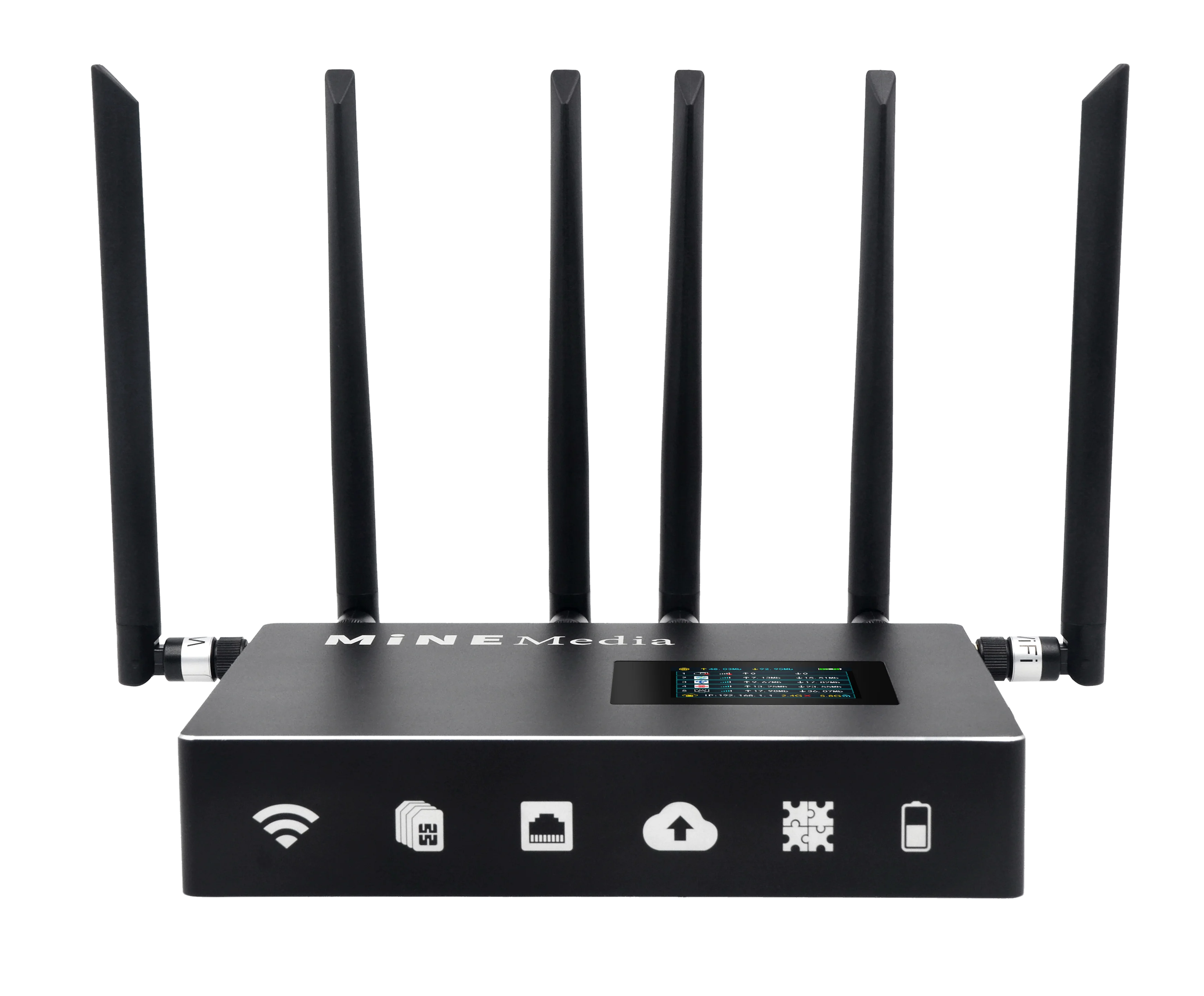 

4G Cellular Router Multi Sim Router Solve Network Interruption 4G LTE Router Bonding Network