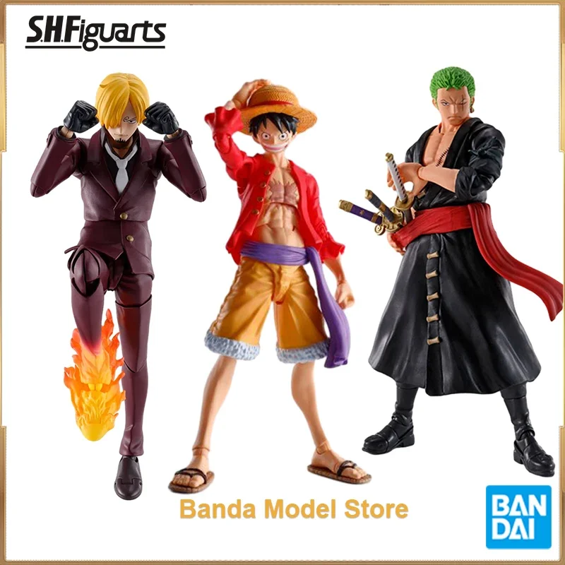 Original In Stock One Piece S.H.Figuarts Sanji The Raid on Onigashima SHF Sanji Action Figures Boxed Toys Collectible Model