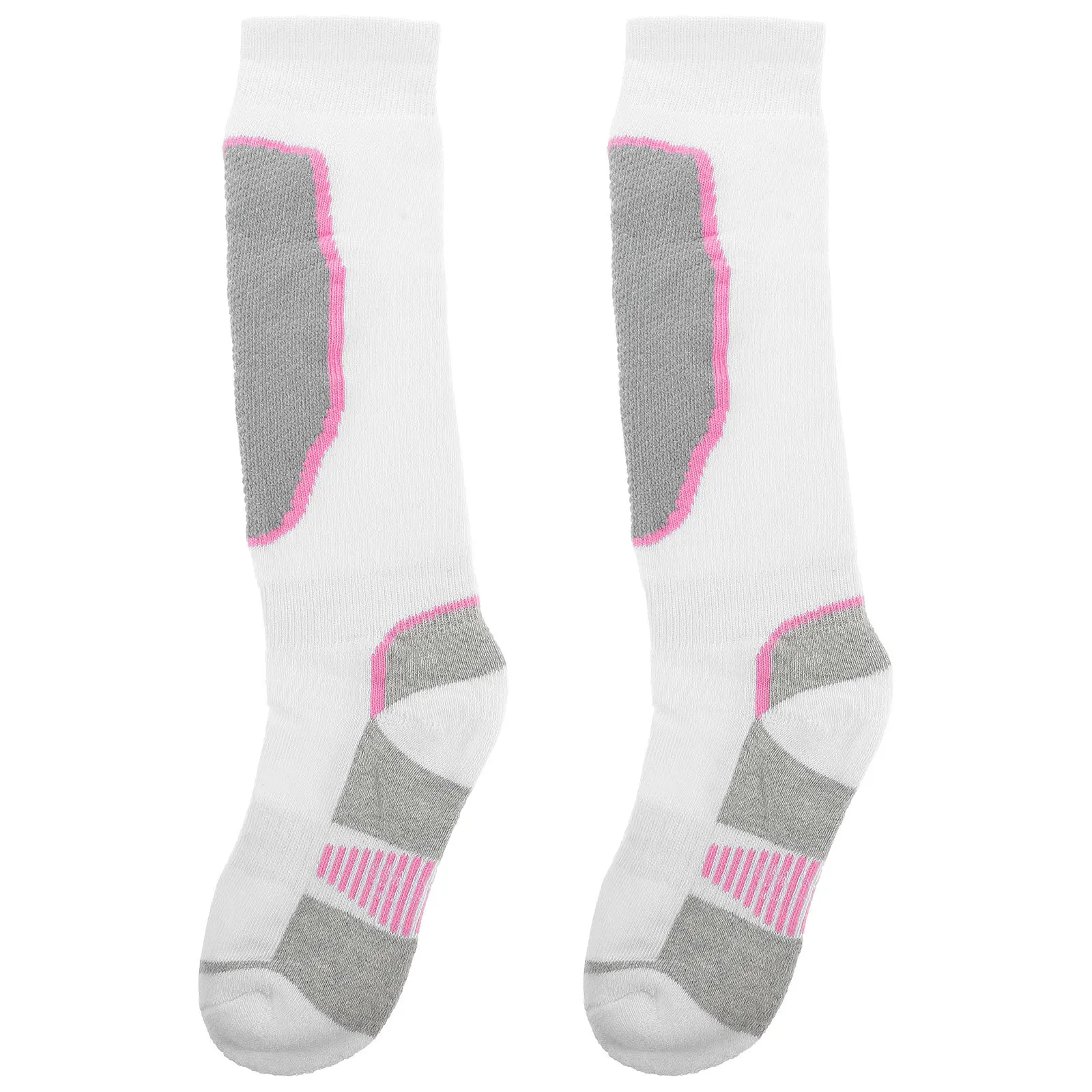 

1Pair Thick Hiking Socks Warm Outdoor Socks Winter Long Tube Quick Dry Breathable Anti Slip for Ice Skating Ski