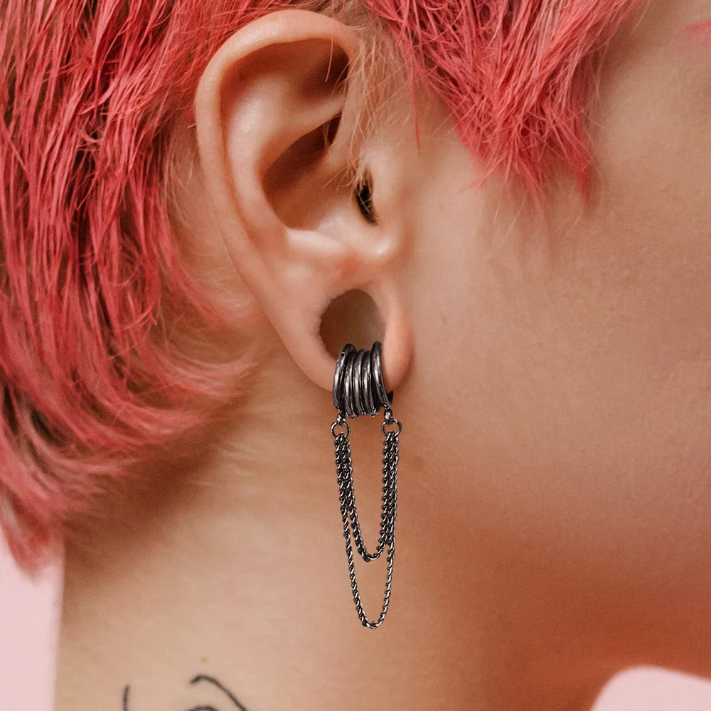 Casvort 316L Edelstahl Mode Set Piercing Frauen Körper Schmuck Hoop Tragus Clicker Ringe Knorpel Helix Ohrringe Neue – Detail 10