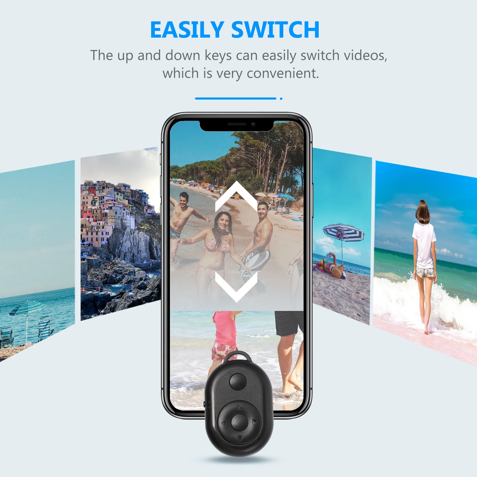 

Practical Selfie Remote Control Environmental-Friendly Phone Shutter Remote Convenient Remote