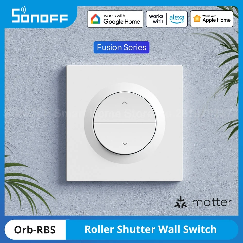 

SONOFF Orb-RBS Matter через Wi-Fi, умный настенный переключатель с рольставнями, таймер с точной регулировкой процентов, работа с Alexa Google Home