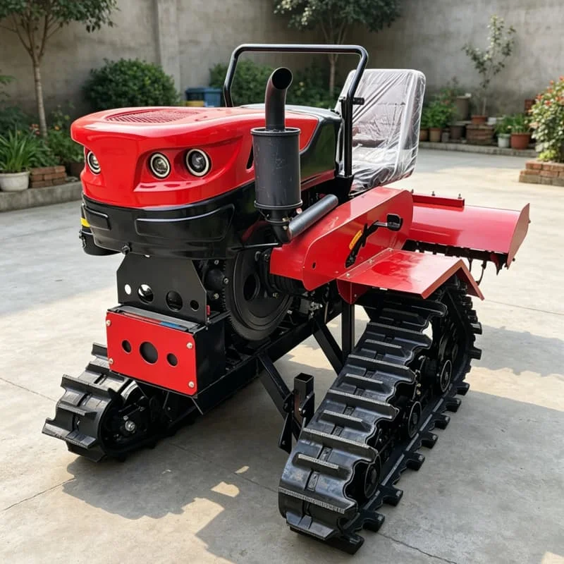 

Customized New rotary tiller, Mini Cultivator, Hot-selling Tracked Rotary Tractor, Compact Deep Ploughing Tiller