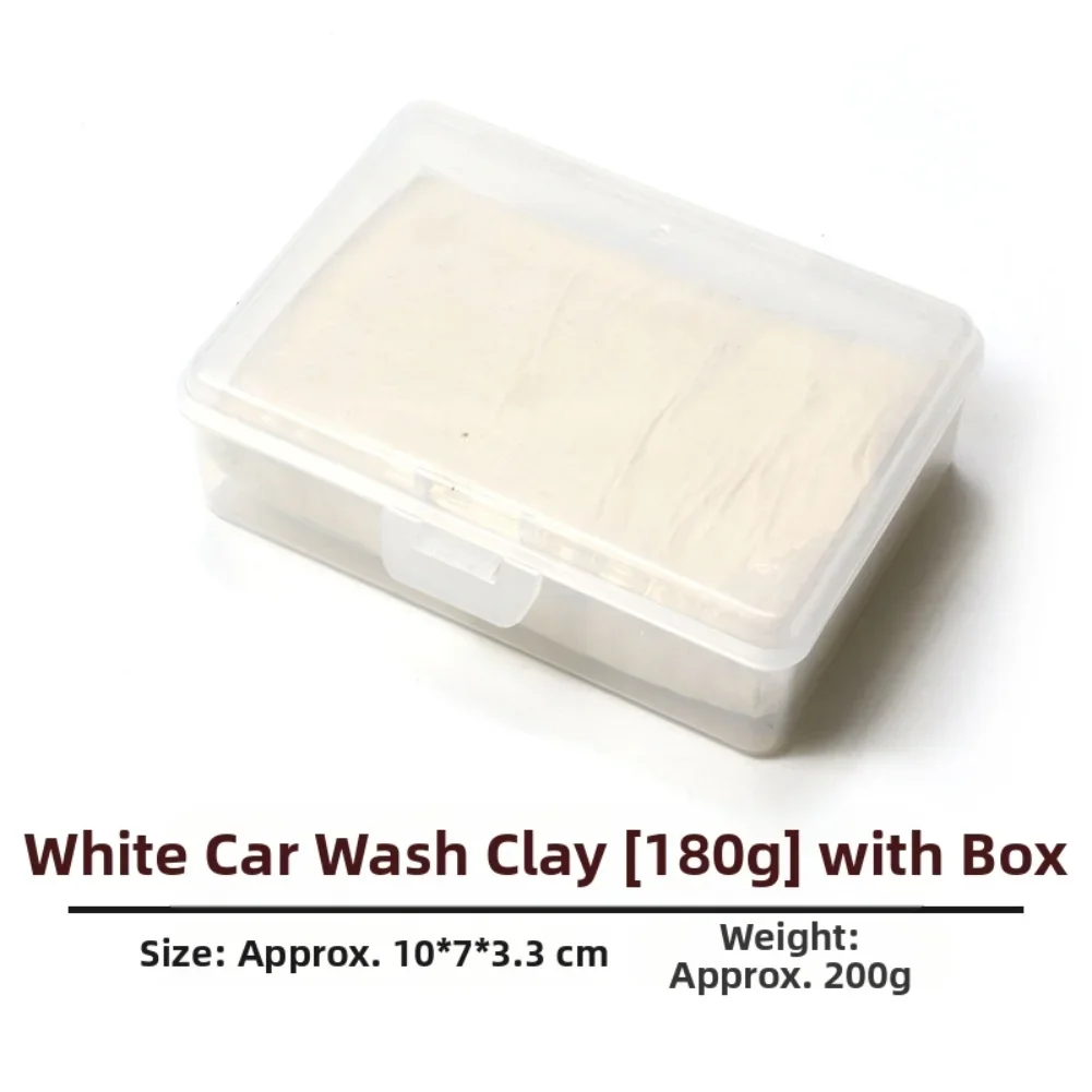 Car Paint Care Products Car Cleaning Paint Decontaminator White Car Clay Bar Easy To Shape Removes Water Stains