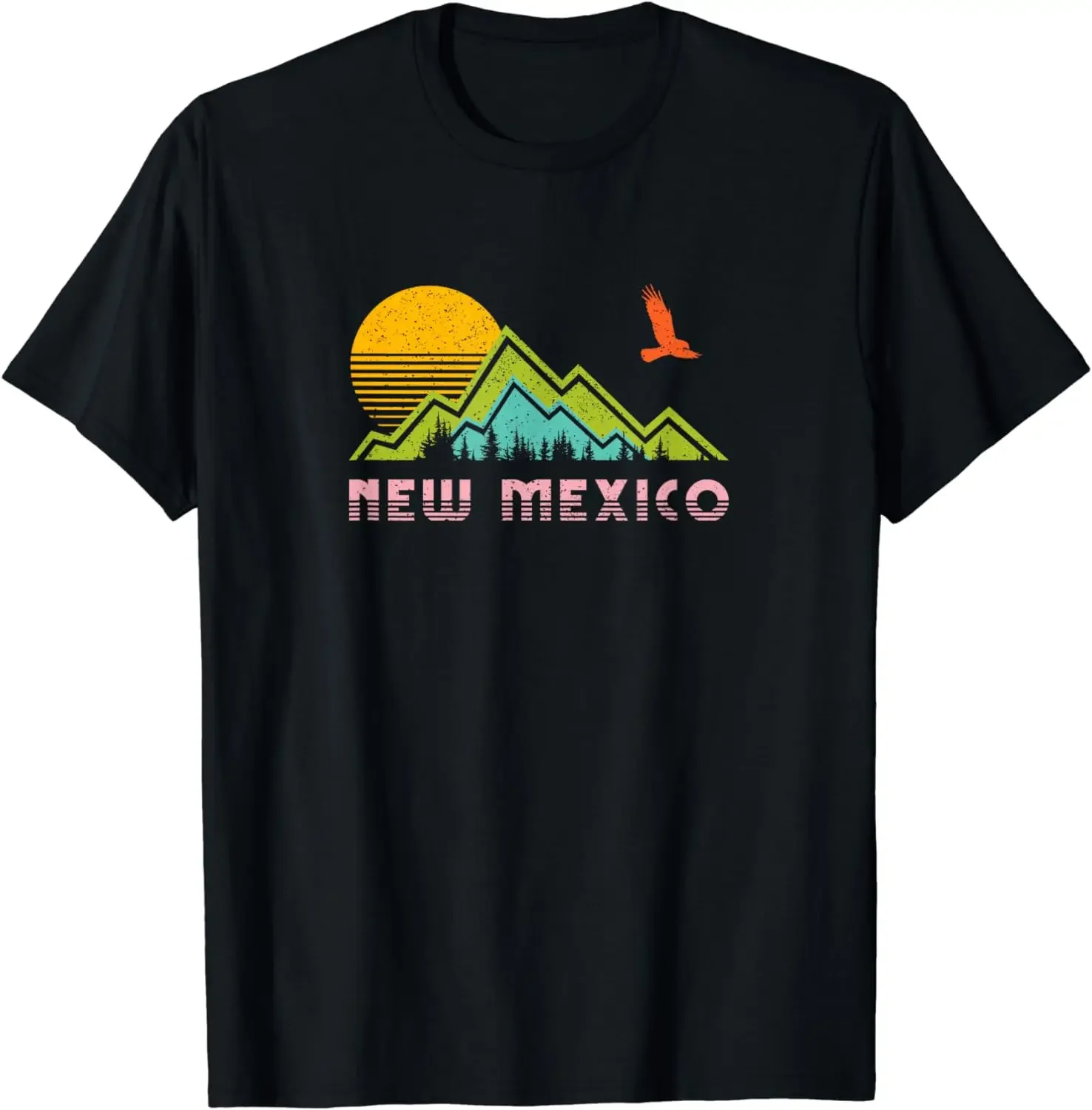 

T-Shirt New Mexico Retro Vintage Throwback funny mens t shirt herren clothes and Gift Graphic Women Clothing Tops Ropa De Mujer