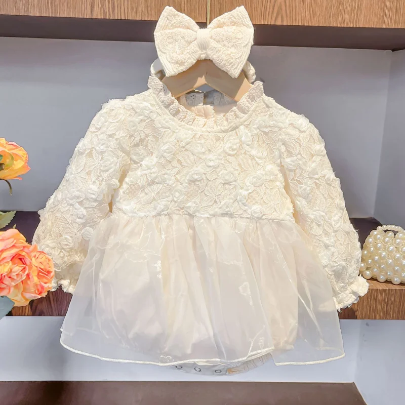 

Baby Clothes Full Moon Princess Outfit Newborn Set Internet Celebrity Girl Baby Dress Gift Box First Birthday Gift