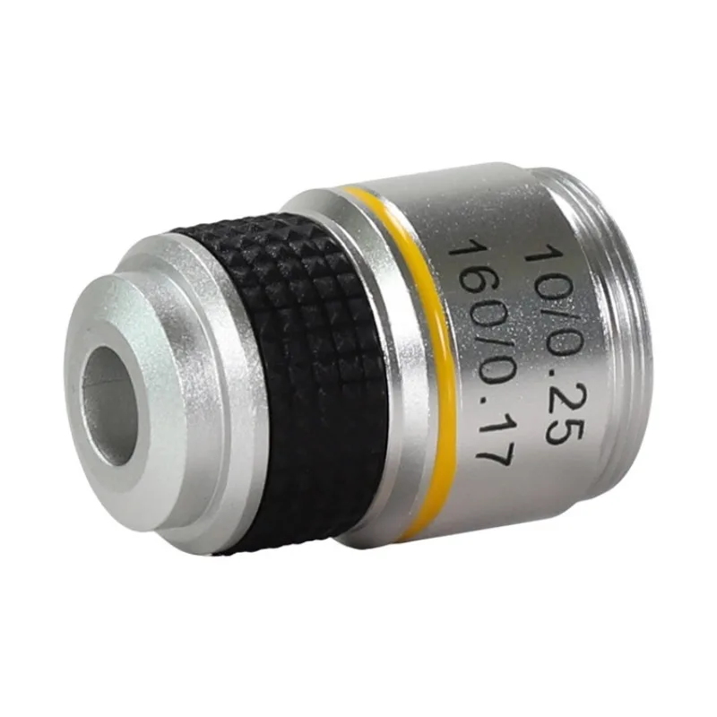 10x 185 Series Biological Microscope Objective Lens Professional Coated High-Magnification High-Definition Optical Lens