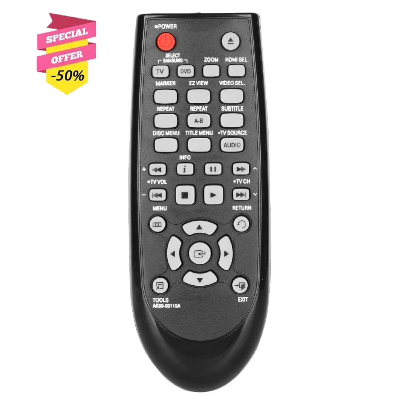 

AK59-00110A Remote Control For Samsung DVD Player DVD-C500 DVD-C550 DVDC500 DVD-C501 DVDC501 DVD-C500/XAA Replacement Controller