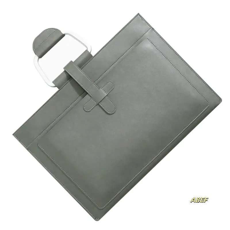 A4 가죽 문서 가방 봉투 문서 홀더 품질 PU 가죽 문서 주머니 문서 주최자 파일 가방