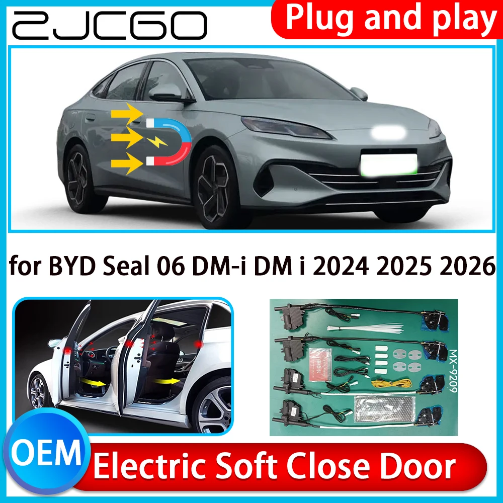 for BYD Seal 06 DM-i DM i 2024 2025 2026 Auto Pull Car Soft Close Kit Door Power Latch Electric Door Catch Soft Closing Assist