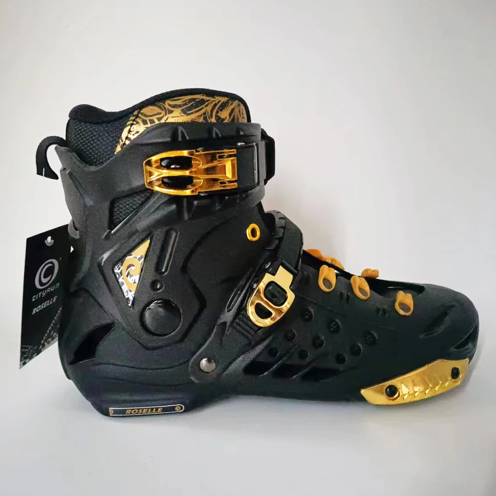 Inline Skate Boots Slalom Skate Boot Original RS1 High Ankle Size 35-46 Adult Roller Skating Boot Sliding Free Speed Up Boots