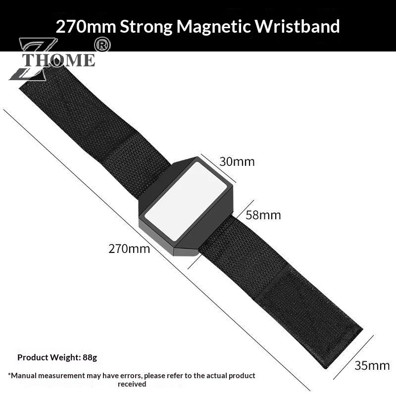 Adjustable Magnetic Screw Holder Wristband Portable Tool Bag For Electrician Metal Screw Nail Bolt Wrist Belt