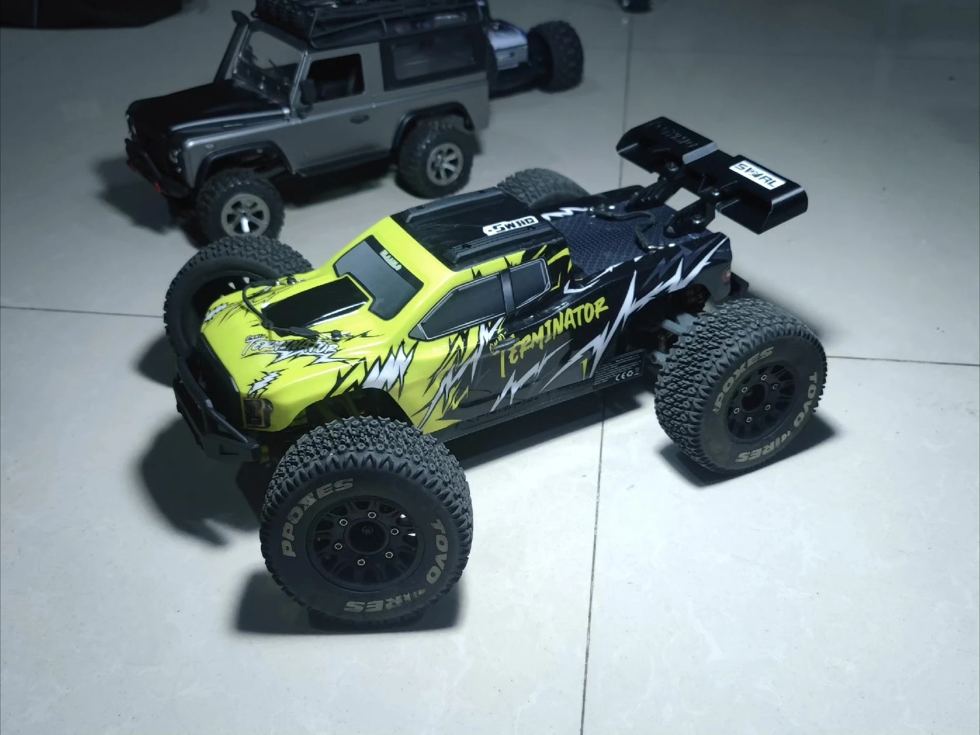 For Rlaarlo Omni-Terminator RZ001 1/10RC Rear Wing TPU Soft Custom Spoiler Hop-Up Upgrade Parts No-Damage Installation3D Printed