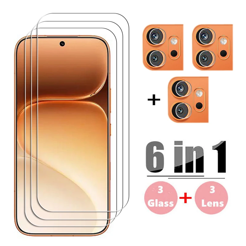 6in1 Vollständiger Schutz aus Glas für Honor 600, gehärtetes Glas, Honor 600 Displayschutzfolie, HD-Schutzfolie für Handykameras, Honor 600 – Detail 1