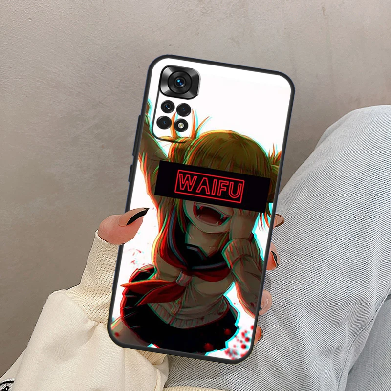 Anime Senpai Waifu Sugoi para Xiaomi Redmi Note 14 9 10 11 12 13 Pro 12S 11S funda para Redmi 15C 14C 12C 10C 13C