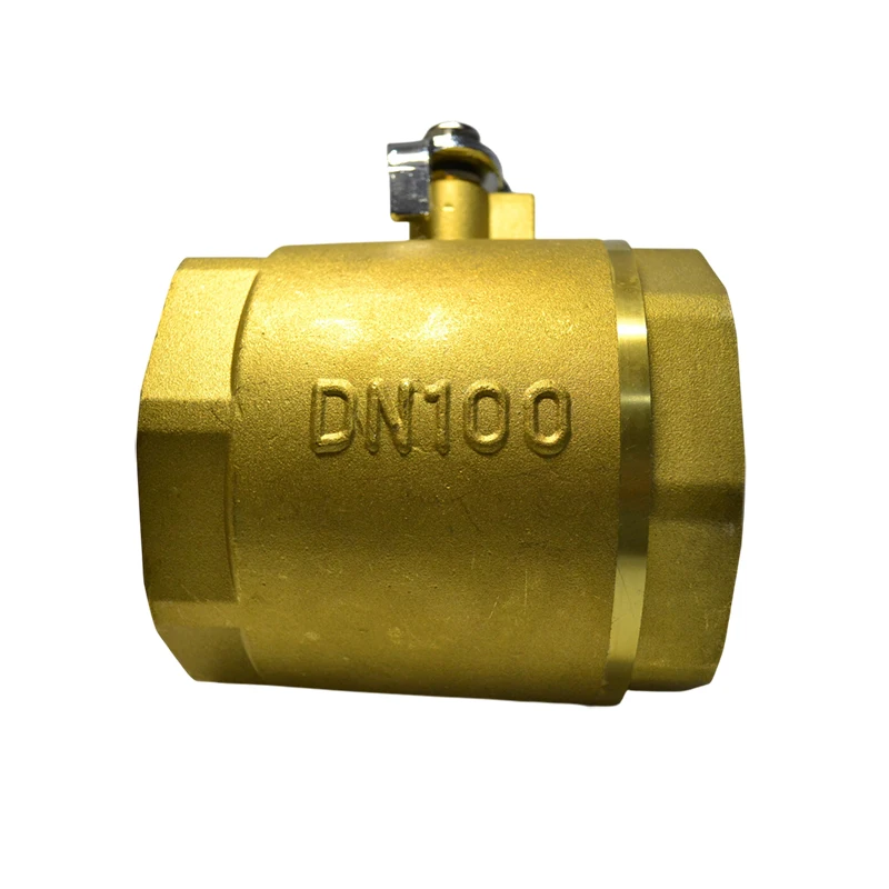 4" Messing Kugelhahn DN100 Innengewinde Leitungswasserschaltventil – Detail 2